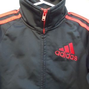 SIZE 4 T. ADIDAS kids zip-up track jacket.